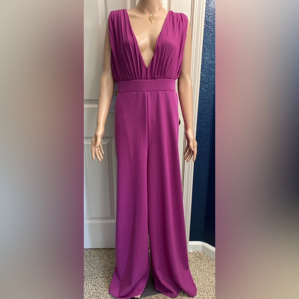 Love By Design Purple Jumpsuit